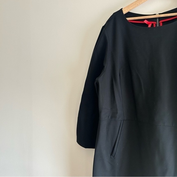 Spanx Perfect 3/4-Sleeve Mini Shift Dress Black NWT Size XXXL - Picture 7 of 8
